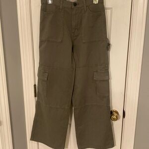 NWOT SO army green cargo high rise pants